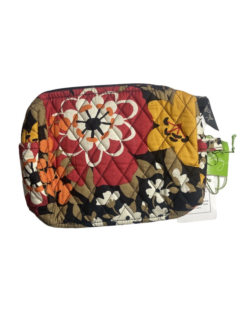 Vera Bradley NWT Bittersweet Medium Cosmetic Bag